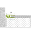 Abschlussprofil PROLINE PROCOVER Designfloor 4-9 mm Produktbild-Vorschau 3