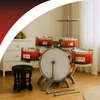 Kinder Jazz Schlagzeug Set mit 5 Trommeln Hocker Produktbild-Vorschau 12