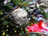 Bruchfeste Outdoor XL Weihnachtskugel Silberfarben Ø 20 cm Produktbild-Vorschau 5