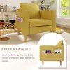 MODFU Poltrona lounge con tasca laterale e comodo cuscino, Anteprima dell’immagine prodotto 4