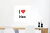 MuchoWow® Poster Ich liebe - Noa - Mädchen 50x50 cm - Produktbild-Vorschau 5