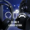 snakebyte Dual Charge & Headset Stand 5 schwarz Controller Voir les images du produit 2