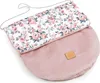 Roses & Smokey Pink Soft Velvet Fußsack für Autositz und Produktbild-Vorschau 2