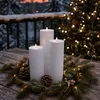 XXL LED Kerze - Outdoorkerze - H: 32,5cm/D: 10cm - Produktbild-Vorschau 9