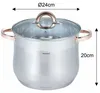 Klausberg hrnec Gastro s poklicí 24 cm 8,6 litrů 56682 Náhled obrázku produktu 3