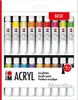 Marabu Acrylfarben-Set 18 x 12 ml farbig sortiert Produktbild-Vorschau 1