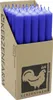 Stabkerzen aus Paraffin, 250/22 mm, Blau, KERZENFARM HAHN, Produktbild-Vorschau 1