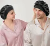 2 Stück Satin Haarhaube Bonnet – Schlafhaube aus Seide, Produktbild-Vorschau 2