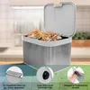 YourCasa® Biomülleimer Küche für Biomüll aus Edelstahl Produktbild-Vorschau 4