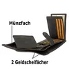 RFID Büffel Echt Leder Geldbörse Portemonnaie mit geprägtem Produktbild-Vorschau 4