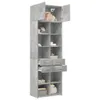 vidaXL Hochschrank Betongrau 70x42,5x225 cm Holzwerkstoff Produktbild-Vorschau 3
