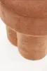 Pouf Glenda 42 x 43 x 42 cm Sperrholz Polyester Orange Produktbild-Vorschau 3