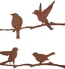Gartenstecker "Vögel" aus Metall in Rost Optik, 115 cm Produktbild-Vorschau 4