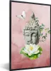 MuchoWow® MuchoWow® Gerahmtes Poster Buddha - Gesicht - Produktbild-Vorschau 1