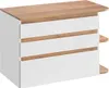 Waschtischunterschrank für Wandmontage - Farbe hell natur Produktbild-Vorschau 1