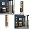 Vicco Szafka łazienkowa Fyrk, 33 x 185 cm, Rustykalny Podgląd zdjęcia produktu 8