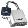 HMF Zahlenschloss Vorhängeschloss mit 4-stelligem Zahlencode in Silber Produktbild-Vorschau