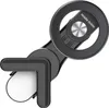 A close-up, top-down view of a black car phone mount. Produktbild-Vorschau