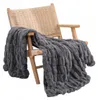 Cozyglam zachte pluizige beddeken grijs Productafbeelding-voorbeeld 2
