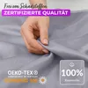 EllaTex Renforcé Bettwäsche 200x200 + 2x 80x80 cm Baumwolle Produktbild-Vorschau 5
