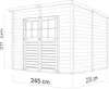 Gartenhaus Lenn 4 19 mm natur Produktbild-Vorschau 12