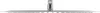 A silver, rectangular shower head is shown against a white background. Produktbild-Vorschau