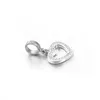PANDACHARMS Herz mit Steinen Charm Anhänger, 925er Sterling Produktbild-Vorschau 2