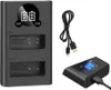 Trade-Shop USB-C Doppel Akku Dual Schnell-Ladegerät für 2 Produktbild-Vorschau 1