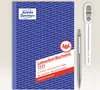 A product shot of a payroll record book, a pen, and a digital thermometer. Podgląd zdjęcia produktu