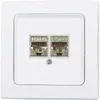 DELPHI Netzwerk-Dose 2x CAT6 inkl. Rahmen UP weiß Produktbild-Vorschau 7