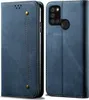 OPPO Realme 7i Hülle, LaimTop Denim Leder Brieftasche Produktbild-Vorschau 1