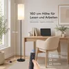 160cm LED Stehleuchte mit Leinenschirm Dimmbar Stehlampe Produktbild-Vorschau 7
