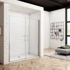 80x80x195cm  Drehtür Duschabtrennung Duschkabine Dusche 6mm Produktbild-Vorschau 1