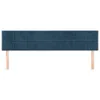 vidaXL Têtes de lit 2 pcs. Bleu foncé 80x5x78/88 cm velours Voir les images du produit 3
