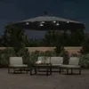vidaXL Ombrellone Ampel con illuminazione a LED e palo in Anteprima dell’immagine prodotto 3