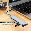 USB-C-Hub, Multiport-USB-C-Adapter für MacBook Pro, 6-in-1 Produktbild-Vorschau 2