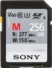 A close-up, front-facing view of a Sony SDXC memory card. Náhled obrázku produktu