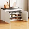 Schuhschrank Sitzablage Weiss Bank Modern Geräumig Loft 60 Produktbild-Vorschau 6