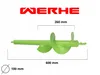 Erdbohrer 100x450 mm mit Sechskantschaft für Akkuschrauber Produktbild-Vorschau 4