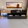 UnboxG TV-Lowboard 240 cm Schwarz mit LED-Beleuchtung, 3 Produktbild-Vorschau 9