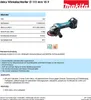 Makita DGA452Z Akku-Winkelschleifer Produktbild-Vorschau 39