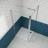 100x80cm 195cm 6mm Nano Glastür Eckeinstieg Duschkabine Produktbild-Vorschau 3