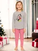 Disney Minnie Mouse XMAS Schlafanzug für Mädchen - Produktbild-Vorschau 3
