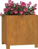 vidaXL Fioriera con gambe Rusty 42x40x43 cm Acciaio Corten Anteprima dell’immagine prodotto 3