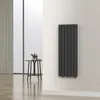 Radiatore a pannello 'Nore' Nero 120x45cm Doppio strato Anteprima dell’immagine prodotto 1