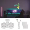 GoSmart LED stolní lampa Hexagon bílá, 6 dílů, RGBIC stmívatelná, WiFi Náhled obrázku produktu