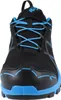 A close-up front view of a black and blue Haix safety shoe. Náhľad obrázku produktu