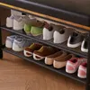Schuhschrank mit Sitzbank, Flur, Rustikales Braun, 2 Produktbild-Vorschau 5