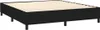 vidaXL Boxspringbettgestell Schwarz 180x200 cm Stoff Produktbild-Vorschau 3