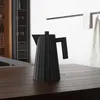 Alessi MDL06 B Plisse Elektrischer Wasserkocher Schwarz Náhled obrázku produktu 22